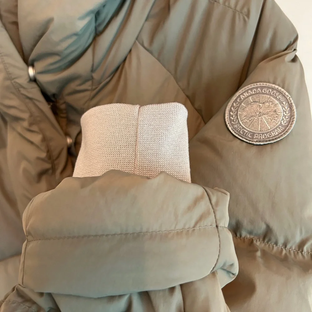 Canada Goose Women's Marlow Parka Puffer Jacket, Sagebrush, L, NWT - Picture 7 of 16
